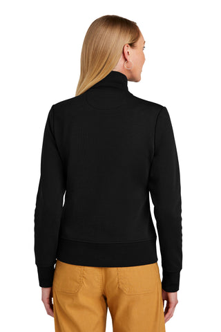 Brooks Brothers Women's Double-Knit Full-Zip (Deep Black)