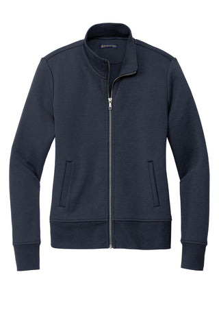 Brooks Brothers Women's Double-Knit Full-Zip (Night Navy)