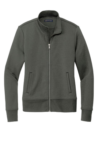 Brooks Brothers Women's Double-Knit Full-Zip (Windsor Grey)