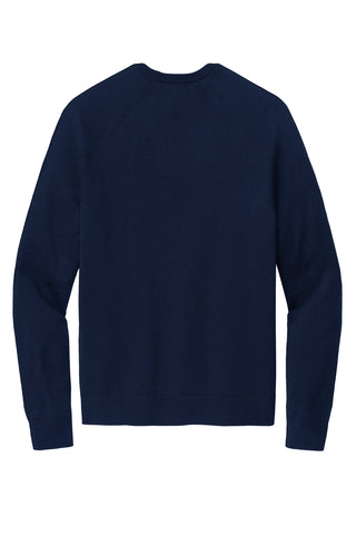 Brooks Brothers Cotton Stretch V-Neck Sweater (Navy Blazer)