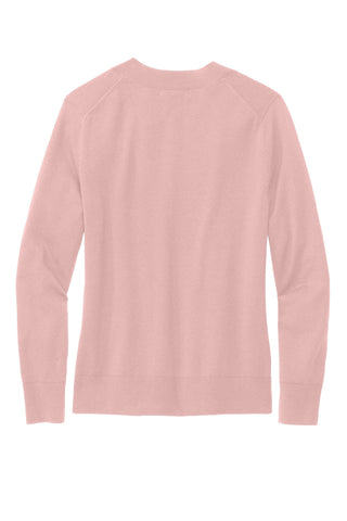 Brooks Brothers Women's Cotton Stretch V-Neck Sweater (Pearl Pink)