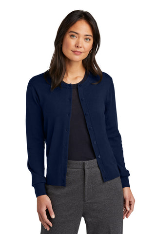 Brooks Brothers Women's Washable Merino Cardigan Sweater (Navy Blazer)