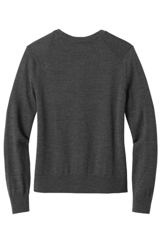 Brooks Brothers Women's Washable Merino Cardigan Sweater (Windsor Grey Heather)