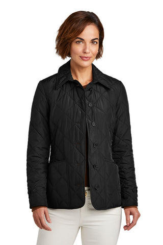 Brooks Brothers Women's Quilted Jacket (Deep Black)