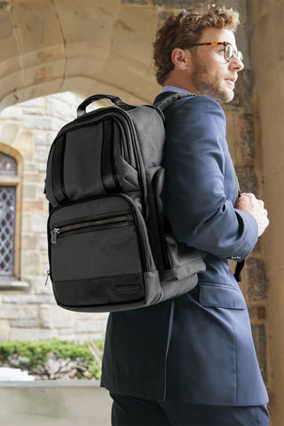 Brooks Brothers Grant Backpack (Heather Grey)