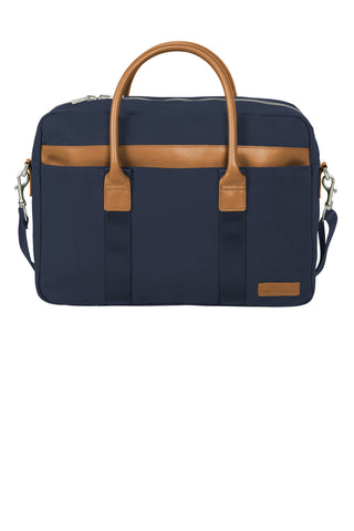 Brooks Brothers Wells Briefcase (Navy Blazer)