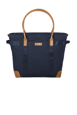 Brooks Brothers Wells Laptop Tote (Navy Blazer)