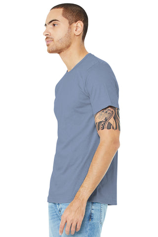 BELLA+CANVAS Unisex Heather CVC Short Sleeve Tee (Heather Blue)