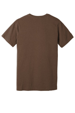 BELLA+CANVAS Unisex Heather CVC Short Sleeve Tee (Heather Brown)