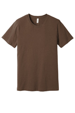 BELLA+CANVAS Unisex Heather CVC Short Sleeve Tee (Heather Brown)