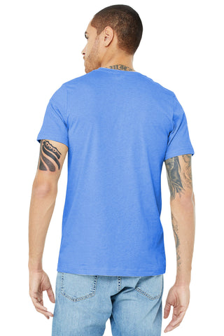 BELLA+CANVAS Unisex Heather CVC Short Sleeve Tee (Heather Columbia Blue)