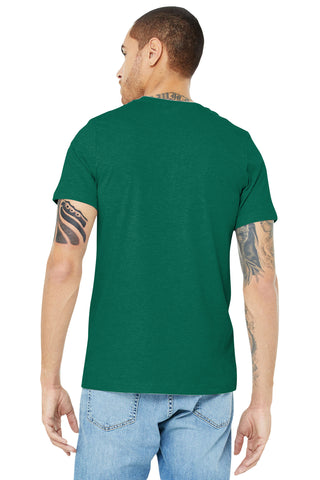 BELLA+CANVAS Unisex Heather CVC Short Sleeve Tee (Heather Grass Green)