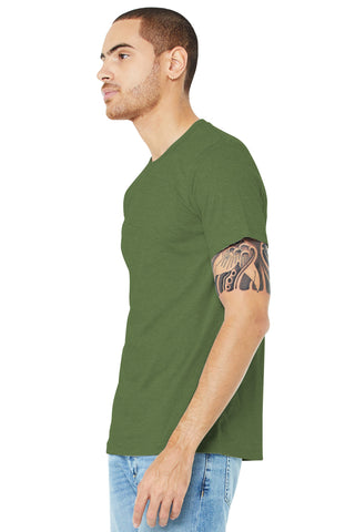 BELLA+CANVAS Unisex Heather CVC Short Sleeve Tee (Heather Green)