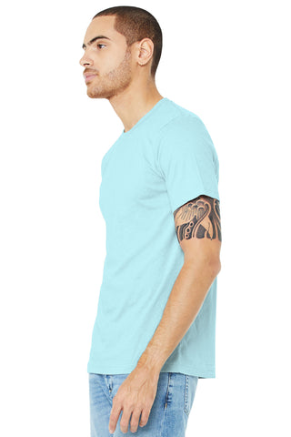 BELLA+CANVAS Unisex Heather CVC Short Sleeve Tee (Heather Ice Blue)