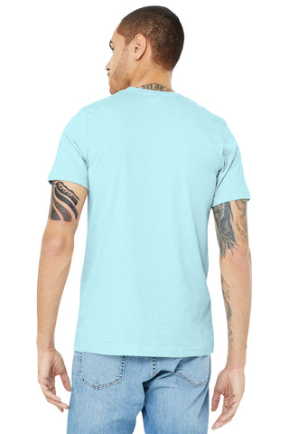 BELLA+CANVAS Unisex Heather CVC Short Sleeve Tee (Heather Ice Blue)