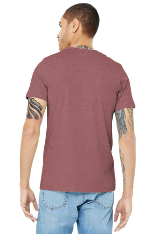 BELLA+CANVAS Unisex Heather CVC Short Sleeve Tee (Heather Mauve)