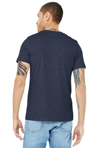 BELLA+CANVAS Unisex Heather CVC Short Sleeve Tee (Heather Midnight Navy)