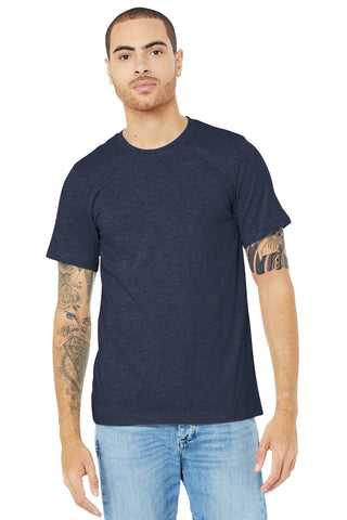 BELLA+CANVAS Unisex Heather CVC Short Sleeve Tee (Heather Midnight Navy)