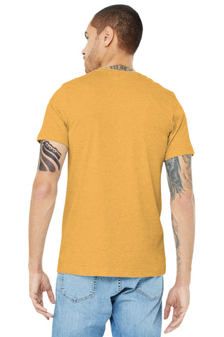 BELLA+CANVAS Unisex Heather CVC Short Sleeve Tee (Heather Mustard)