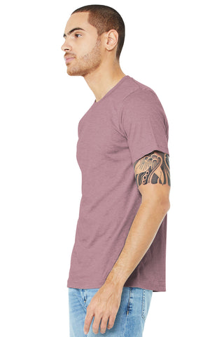 BELLA+CANVAS Unisex Heather CVC Short Sleeve Tee (Heather Orchid)