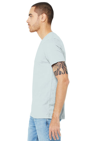 BELLA+CANVAS Unisex Heather CVC Short Sleeve Tee (Heather Prism Ice Blue)