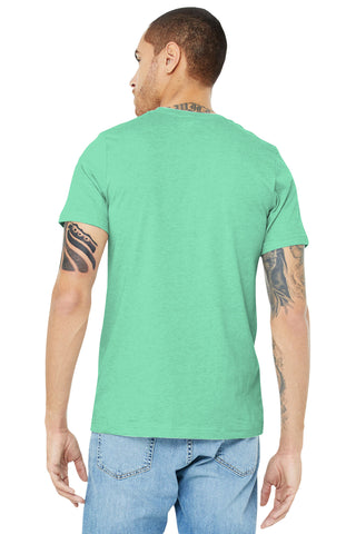 BELLA+CANVAS Unisex Heather CVC Short Sleeve Tee (Heather Prism Mint)