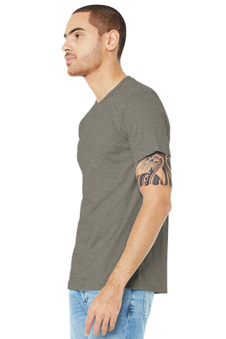 BELLA+CANVAS Unisex Heather CVC Short Sleeve Tee (Heather Stone)