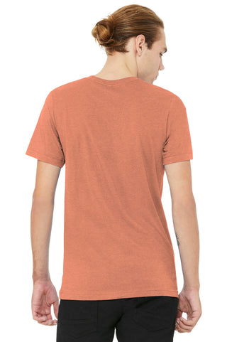 BELLA+CANVAS Unisex Heather CVC Short Sleeve Tee (Heather Sunset)