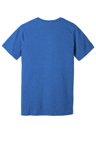 BELLA+CANVAS Unisex Heather CVC Short Sleeve Tee (Heather True Royal)