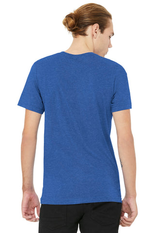 BELLA+CANVAS Unisex Heather CVC Short Sleeve Tee (Heather True Royal)