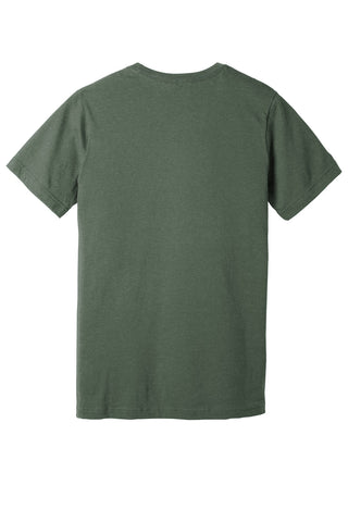 BELLA+CANVAS Unisex Heather CVC Short Sleeve Tee (Heather Military Green)