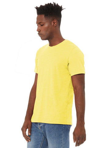 BELLA+CANVAS Unisex Heather CVC Short Sleeve Tee (Heather Yellow)