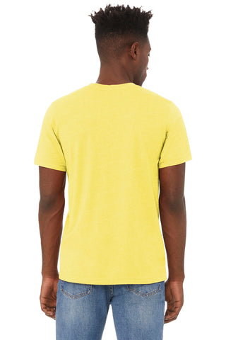 BELLA+CANVAS Unisex Heather CVC Short Sleeve Tee (Heather Yellow)