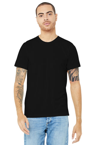 BELLA+CANVAS Unisex Made In The USA Jersey Short Sleeve Tee (Black)