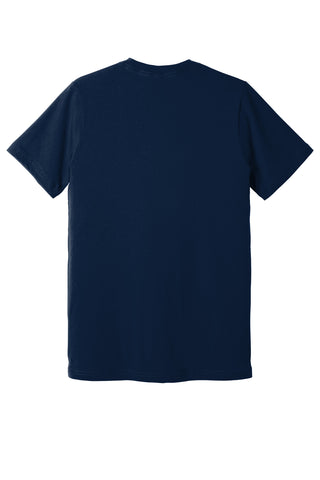 BELLA+CANVAS Unisex Made In The USA Jersey Short Sleeve Tee (Navy)