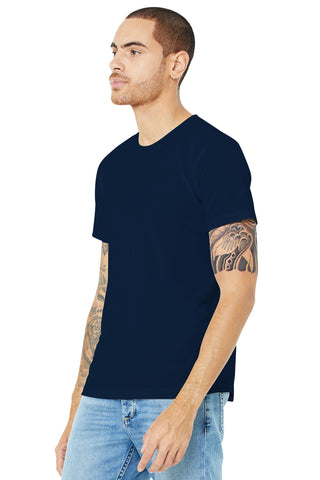 BELLA+CANVAS Unisex Made In The USA Jersey Short Sleeve Tee (Navy)