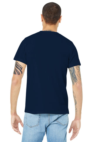 BELLA+CANVAS Unisex Made In The USA Jersey Short Sleeve Tee (Navy)