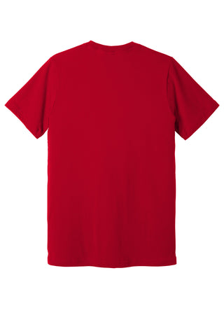 BELLA+CANVAS Unisex Made In The USA Jersey Short Sleeve Tee (Red)