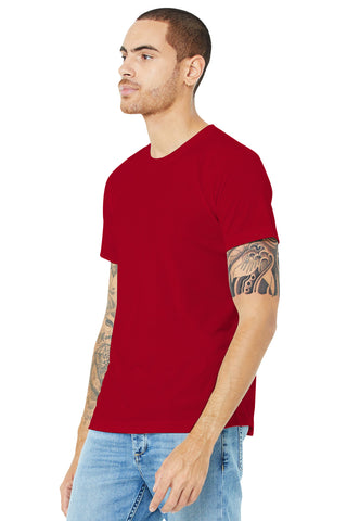 BELLA+CANVAS Unisex Made In The USA Jersey Short Sleeve Tee (Red)