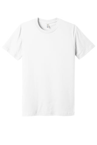 BELLA+CANVAS Unisex Made In The USA Jersey Short Sleeve Tee (White)