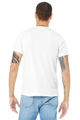 BELLA+CANVAS Unisex Made In The USA Jersey Short Sleeve Tee (White)