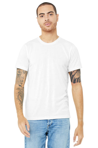 BELLA+CANVAS Unisex Made In The USA Jersey Short Sleeve Tee (White)