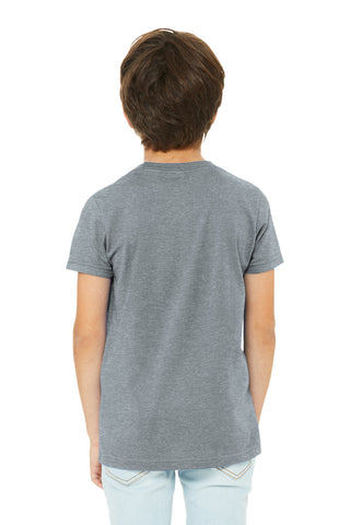 BELLA+CANVAS Youth Heather CVC Tee (Athletic Heather)