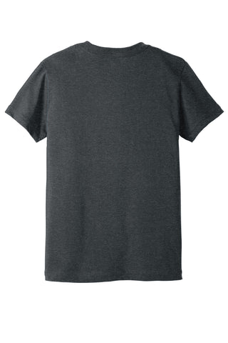 BELLA+CANVAS Youth Heather CVC Tee (Dark Grey Heather)