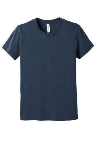 BELLA+CANVAS Youth Heather CVC Tee (Heather Navy)