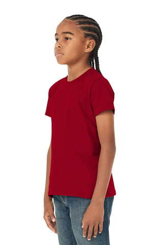 BELLA+CANVAS Youth Jersey Short Sleeve Tee (Red)