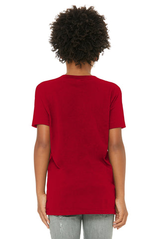 BELLA+CANVAS Youth Jersey Short Sleeve Tee (Red)