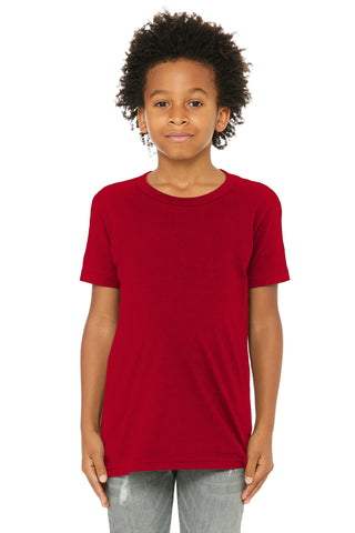 BELLA+CANVAS Youth Jersey Short Sleeve Tee (Red)