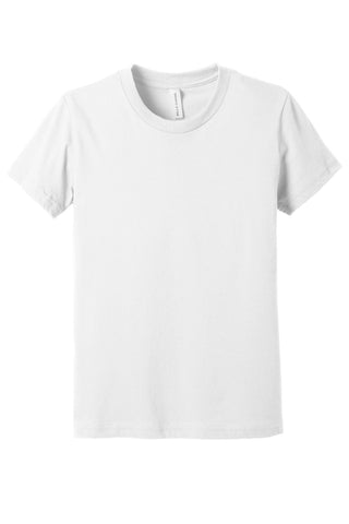 BELLA+CANVAS Youth Jersey Short Sleeve Tee (White)