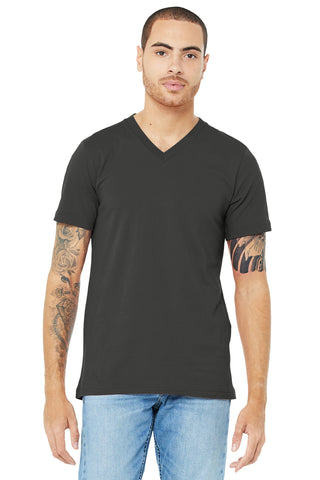 BELLA+CANVAS Unisex Jersey Short Sleeve V-Neck Tee (Asphalt)